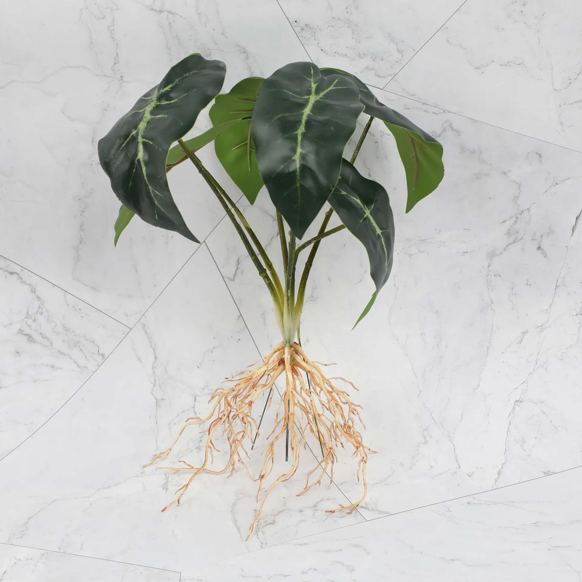 décoration intérieure plante artificielle verte feuilles modernes sans pot