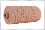 corde macramé coton vert clair mm décoration artisanale bricolage fait main