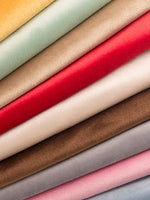 tissu velours épais orange rouge gris moderne 155cm largeur coudre robe matériel bricolage