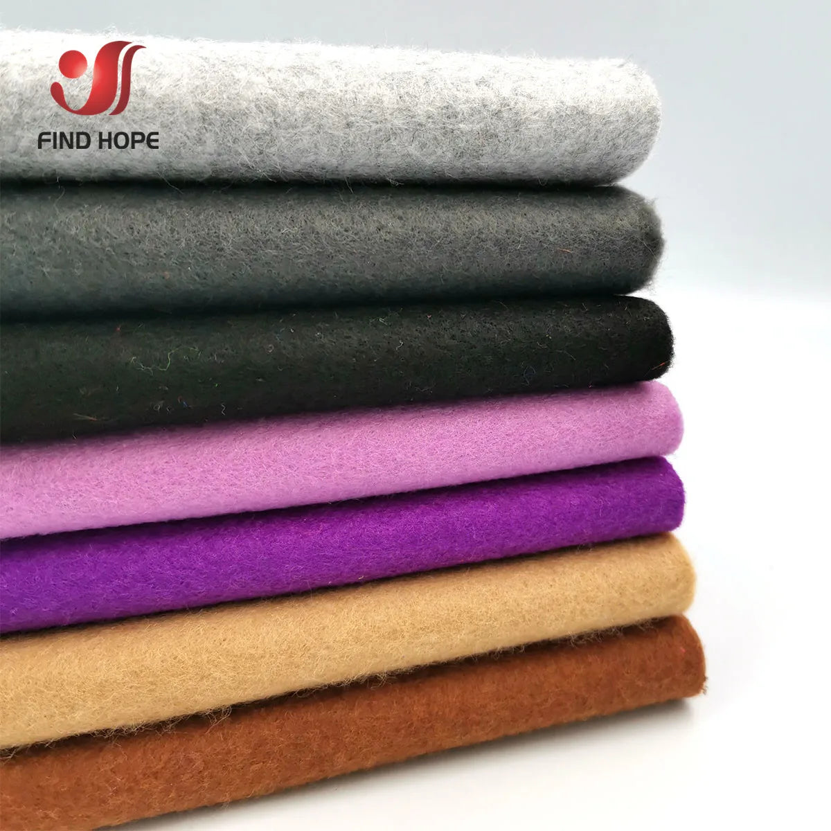 tissu feutre polyester multicolore uni texturé bricolage couture artisanat poupées décoration jouets peluche matériaux