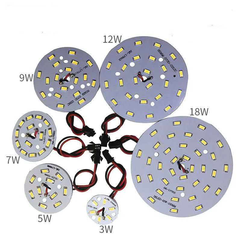 plaque led moderne diamètre 32mm 45mm 55mm 65mm 85mm 138mm led rond gris métallique