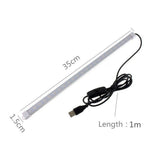 ruban led blanc moderne 35cm 1m cable usb interrupteur