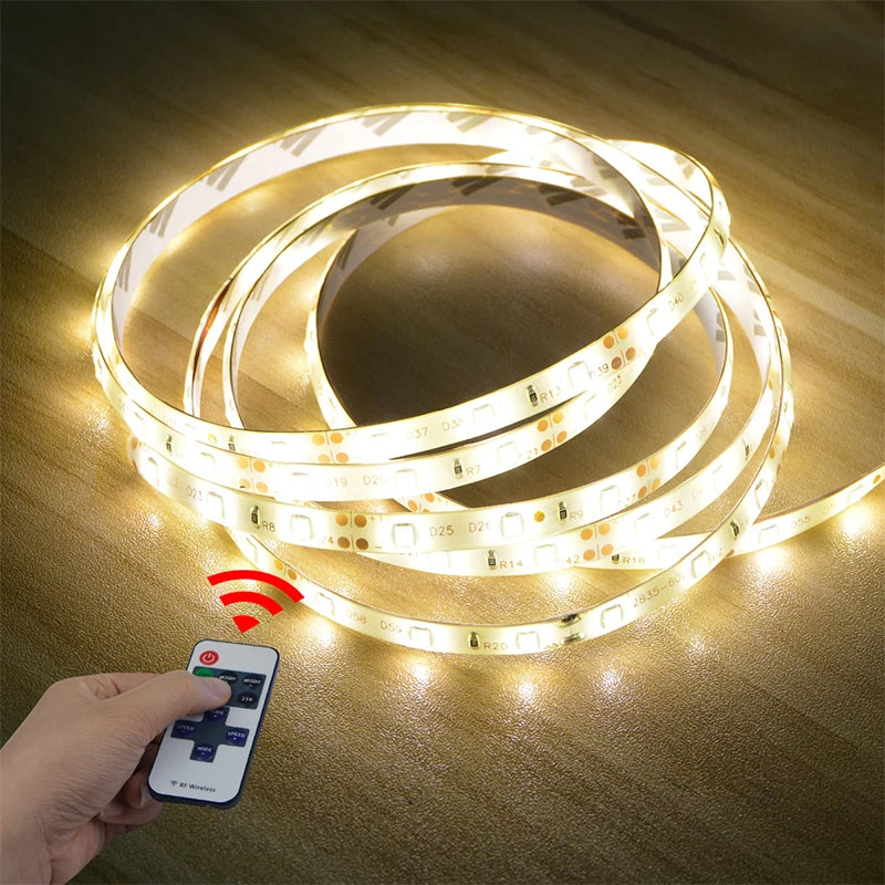 ruban led adhésif blanc chaud moderne télécommande 1m 2m 3m 4m 5m