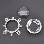 lentille projecteur argenté transparente moderne 44mm 50mm 60deg 120deg led(collimateur)