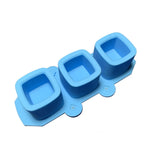 moules silicone savon géométriques modernes couleurs variées hexagones carrés minimalistes