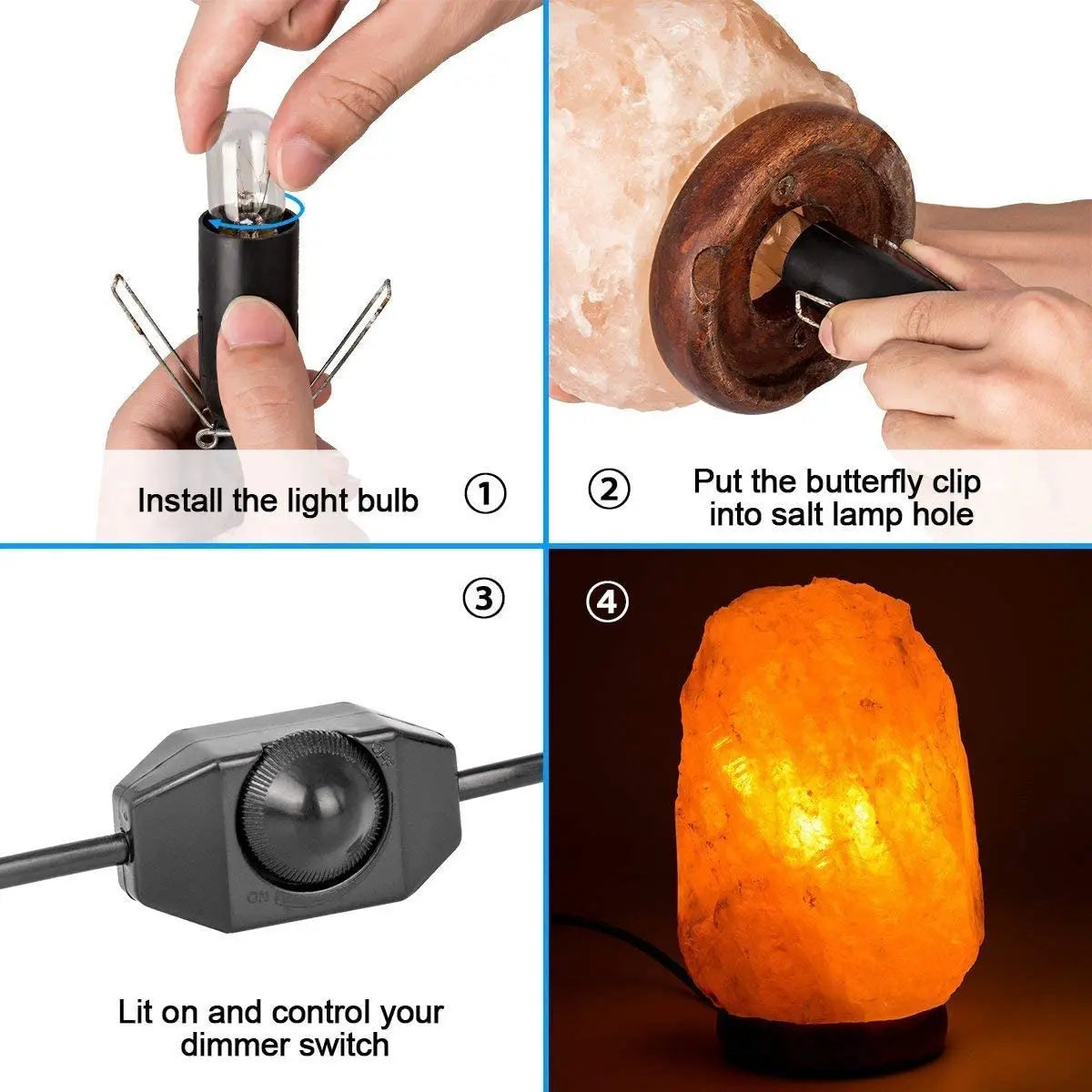 Cordon lampe avec variateur rotatif