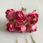 bouquet artificiel fleurs décoration maison jardin mariage rose blanche beige rouge violet jaune
