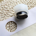 accessoire rideau polonais anneaux boucles métal plastique blanc gris industriel moderne
