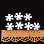 feutre flocons neige blanc non tissé scrapbooking décoration artisanat bricolage fêtes noël appliques 10