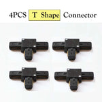 rails traînée led blanc noir lisses modernes connecteurs adaptateurs ampoules led
