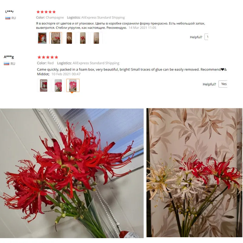 fleurs artificielles rouge blanches jaunes bleues modernes décoration maison mariage anniversaireextérieur