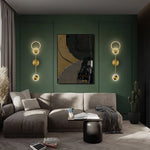 applique murale or moderne minimaliste éclairage led cuisine contemporain fixée mur translucide nordique