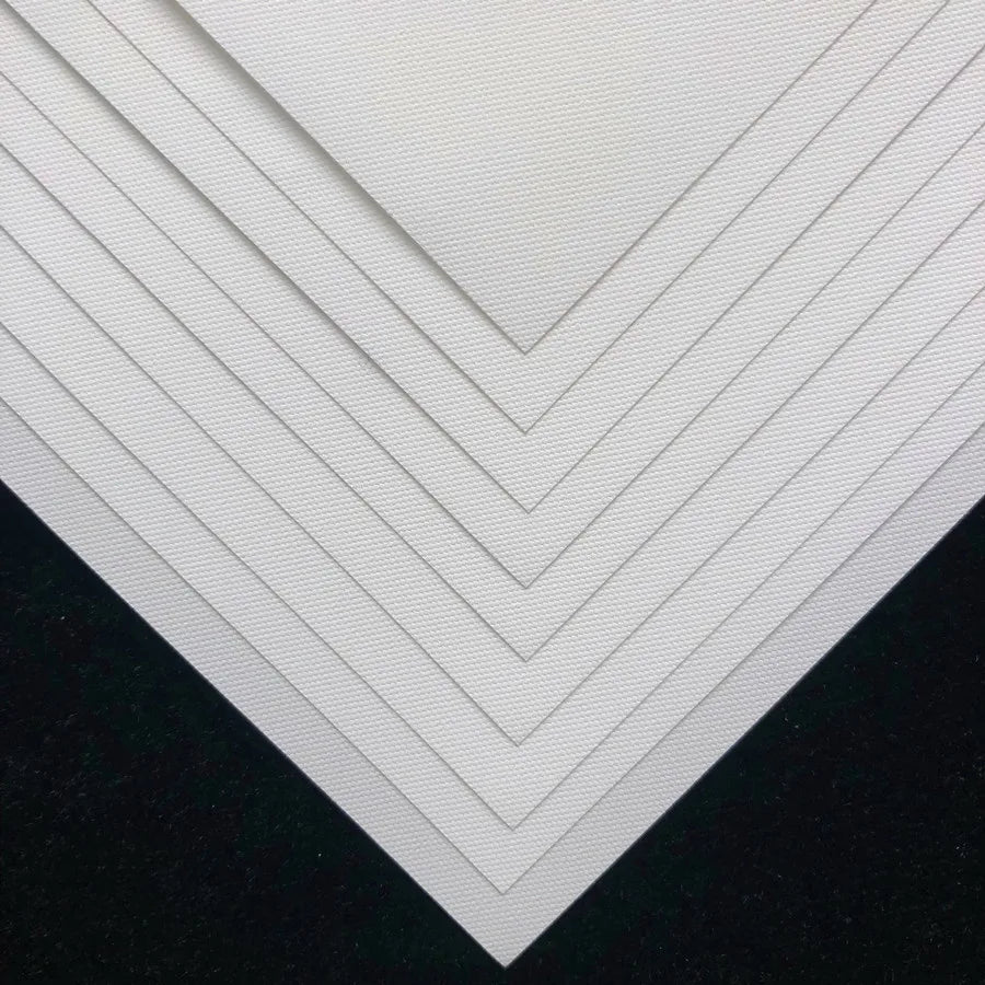 toile polyester imprimante jet d'encre blanc tissée mat adhésive A4 moderne photo papier