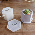 moule silicone pot plante carré rond reutilisable moderne gris mat opacité