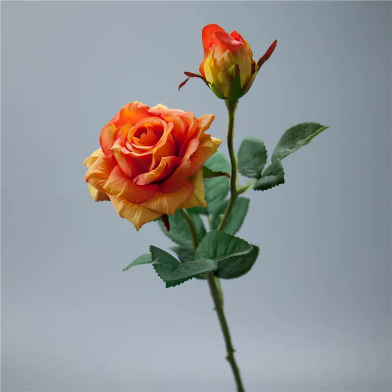 bouquet roses artificielles couleurs rose blanc moderne élégant décoration mariage intérieur