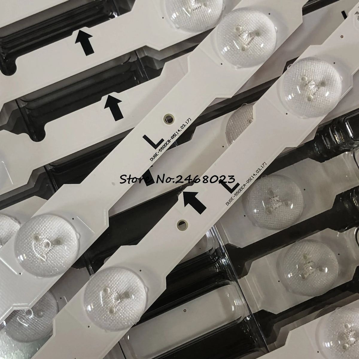 bande lumineuse led blanc noir rondes translucides moderne qr code