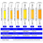 ampoules led cob blanc chaud 2700k 3500k 10w 20w 78mm 118mm moderne transparentes