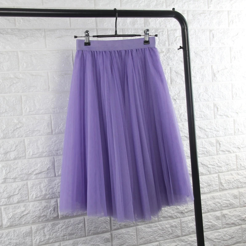 jupe tulle élastique classique femme rose gris noir vert bleu translucide junior printemps été