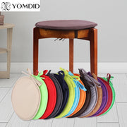 Coussin de chaise rond couleur bonbon avec cordon de serrage, décoration moderne pour cuisine et bureau