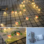 guirlande lumineuse flamingo licorne ananas pastèque étoile sirène multicolore noël festive