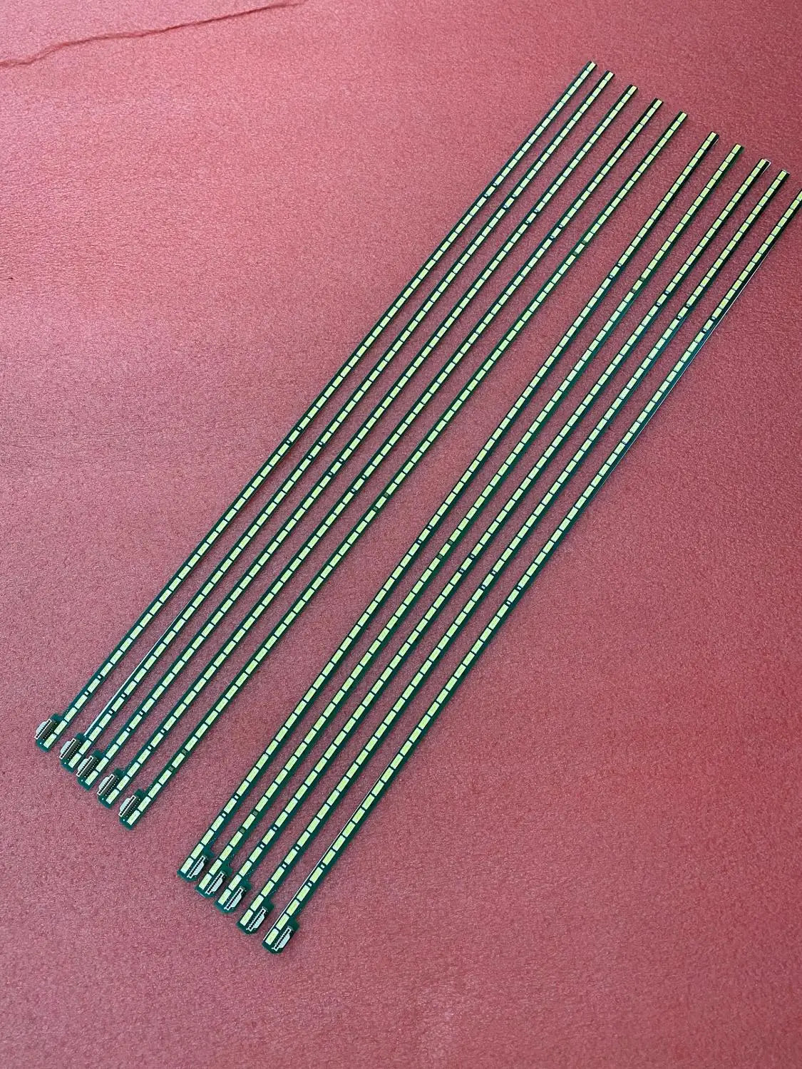 ruban led vert blanc points lumineux moderne connecteurs sans cable 10 pieces