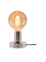 lampe table moderne noire interrupteur bouton compatible EU US led chambre coucher