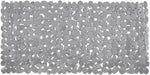 tapis bain moderne transparent adhésif antidérapant sécurité salle bain pvc respectueux environnement blanc noir