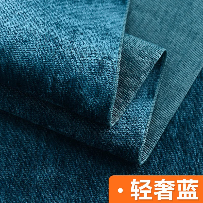 tissu chenille résistant couleurs solides large choix bricolage maison sofa tablecloth thickness epais