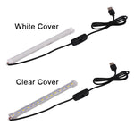 ruban led blanc moderne 35cm 1m cable usb interrupteur