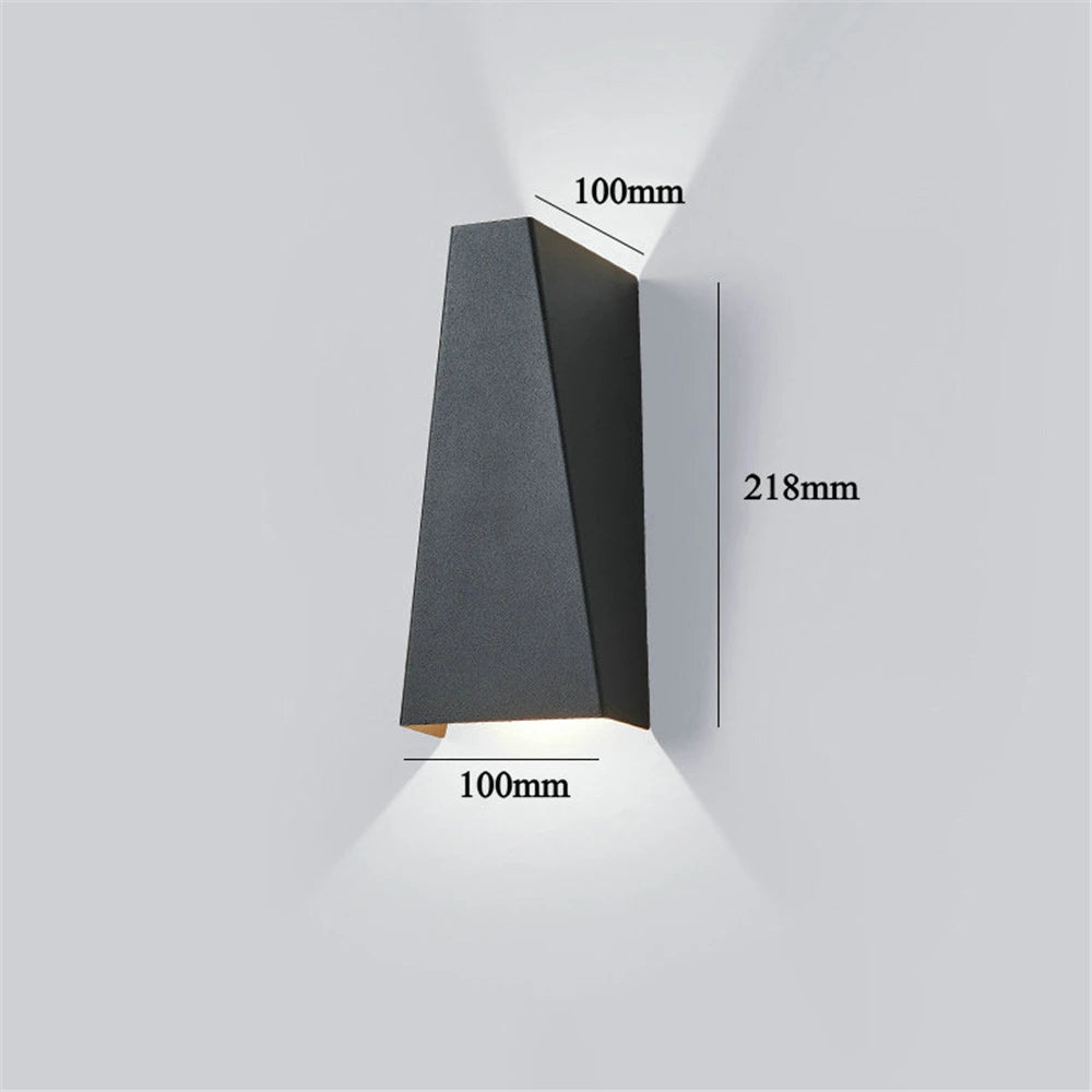 Applique murale LED moderne or blanc noir contemporaine fixée mur 610W
