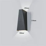 Applique murale LED moderne or blanc noir contemporaine fixée mur 610W