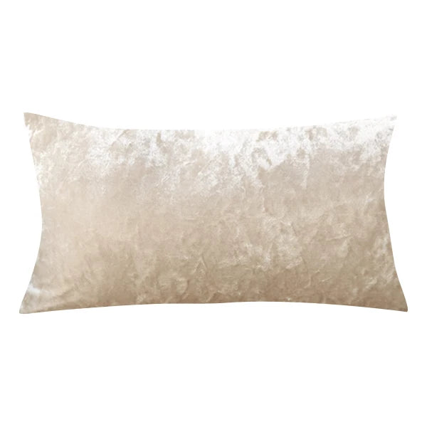 coussin carré velours beige moderne décoration intérieur sofa chaise voiture
