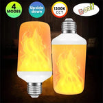 ampoule led effet flamme moderne 5w 9w 12w e27 blanc orange jaune scintillement