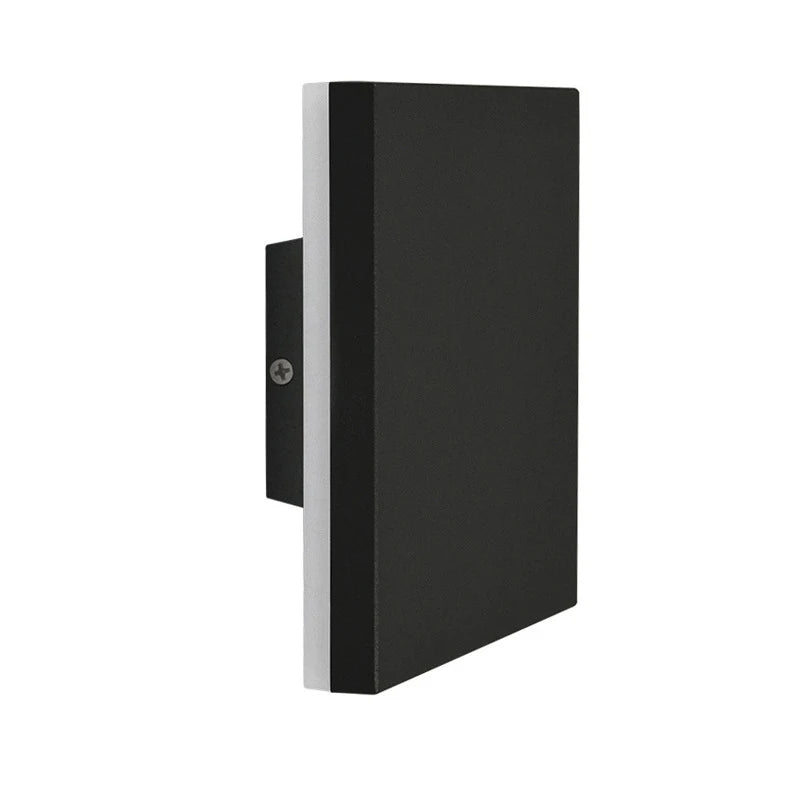 lampe murale moderne led industrielle fixée mur noir gris texturée ip55 étanche