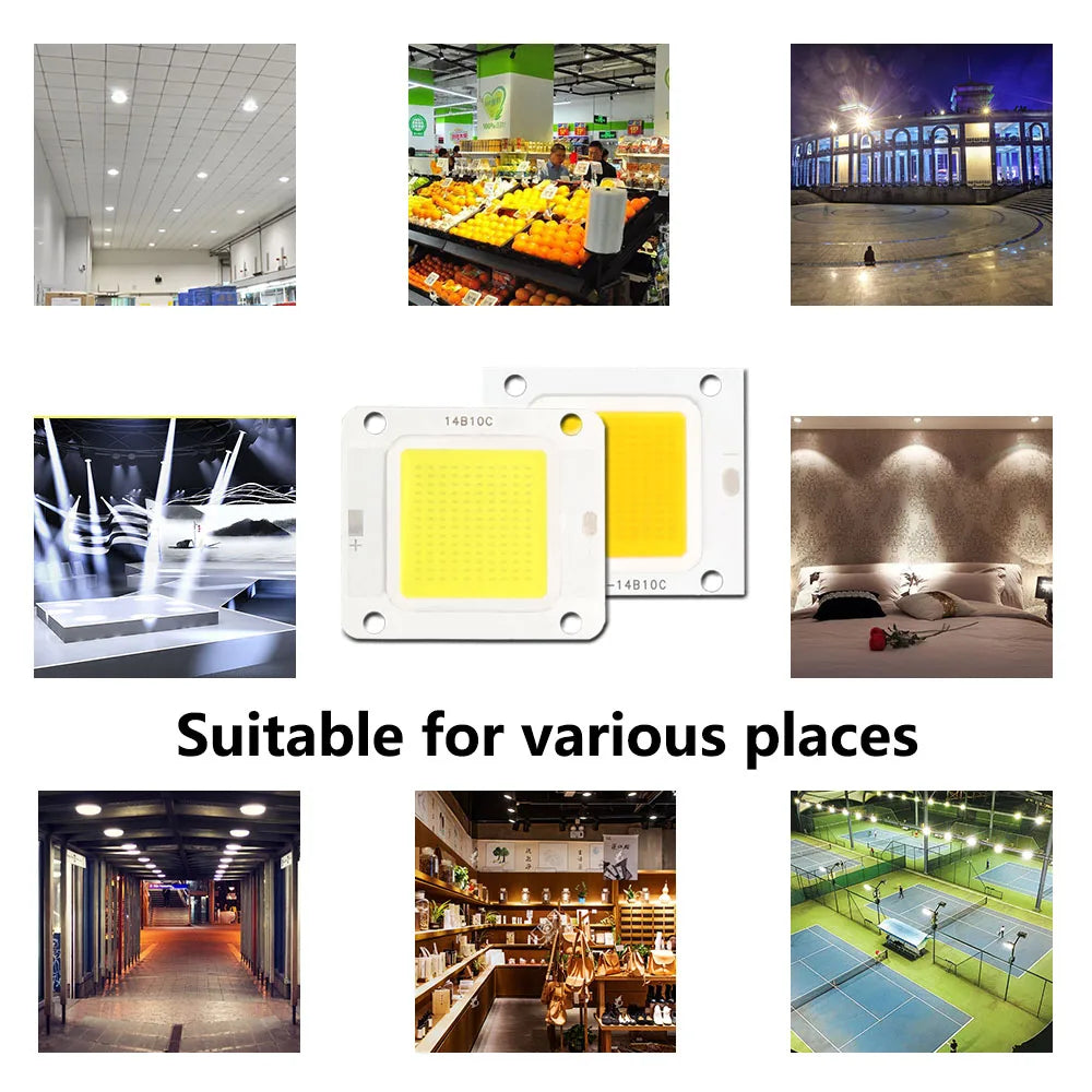 ampoules led diodes blanches froide chaude 10w 20w 30w 50w 100w 30v 32v modernes