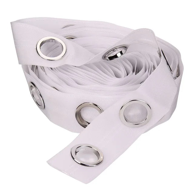 ruban plissé blanc tissé moderne métalliques accessoire rideau 10 mètresversible crochet attache