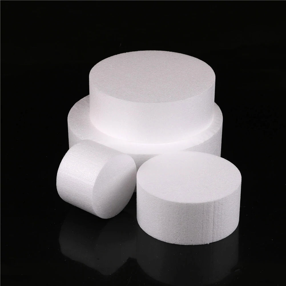 moule gateau rond polystyrène blanc 10 cm simple opaque stocké