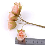 bouquet artificiel roses soie décoration intérieure saint valentin mariage fête scrapbooking