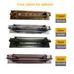 Détail de la lampe industrielle avec abat-jour gris