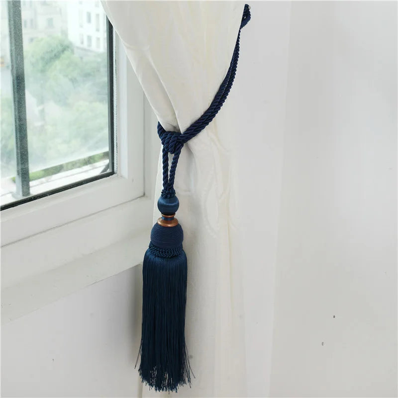 rideau tieback soie synthétique tassel classique moderne accroche fenêtre décoration chambre salon