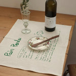 serviette cuisine blanche imprimée moderne lavable machine 38x48cm usage extérieur intérieur