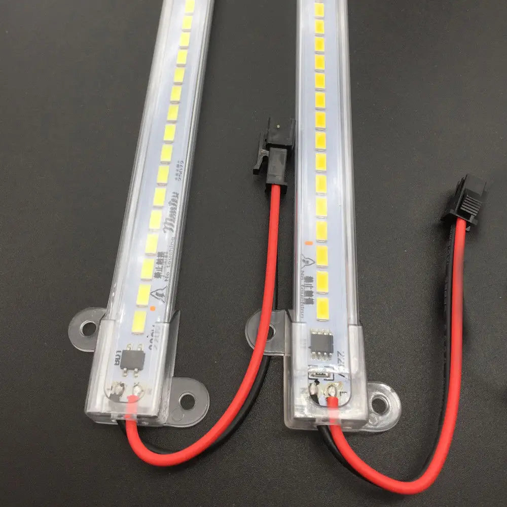 barre led transparente 6w blanc froid 180deg angle faisceau moderne 30cm 40cm 50cm