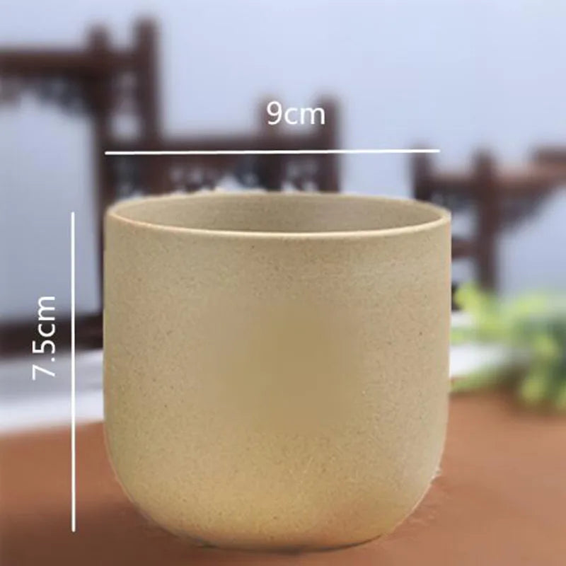 pot fleurs succulentes céramique poterie classique texture grès motif floral décoration