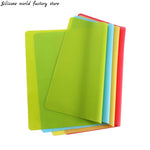 tapis cuisine silicone moderne vert bleu rouge orange marron uni durable respectueux environnement