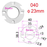 supports led cob blanc modernes fonctionnels 11mm 17mm 23mm 4pcs