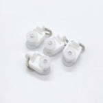rideaux rouleau blanc moderne poulie rail accessoire maison intelligent crochet anneaux métalliques