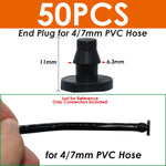 piquets tuyaux pvc noir modernes 11cm 20cm 50pcs fixation jardin irrigation