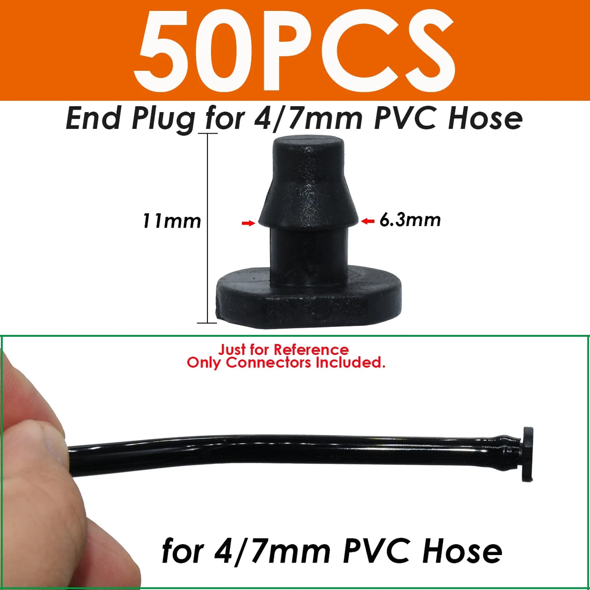 piquets tuyaux pvc noir modernes 11cm 20cm 50pcs fixation jardin irrigation