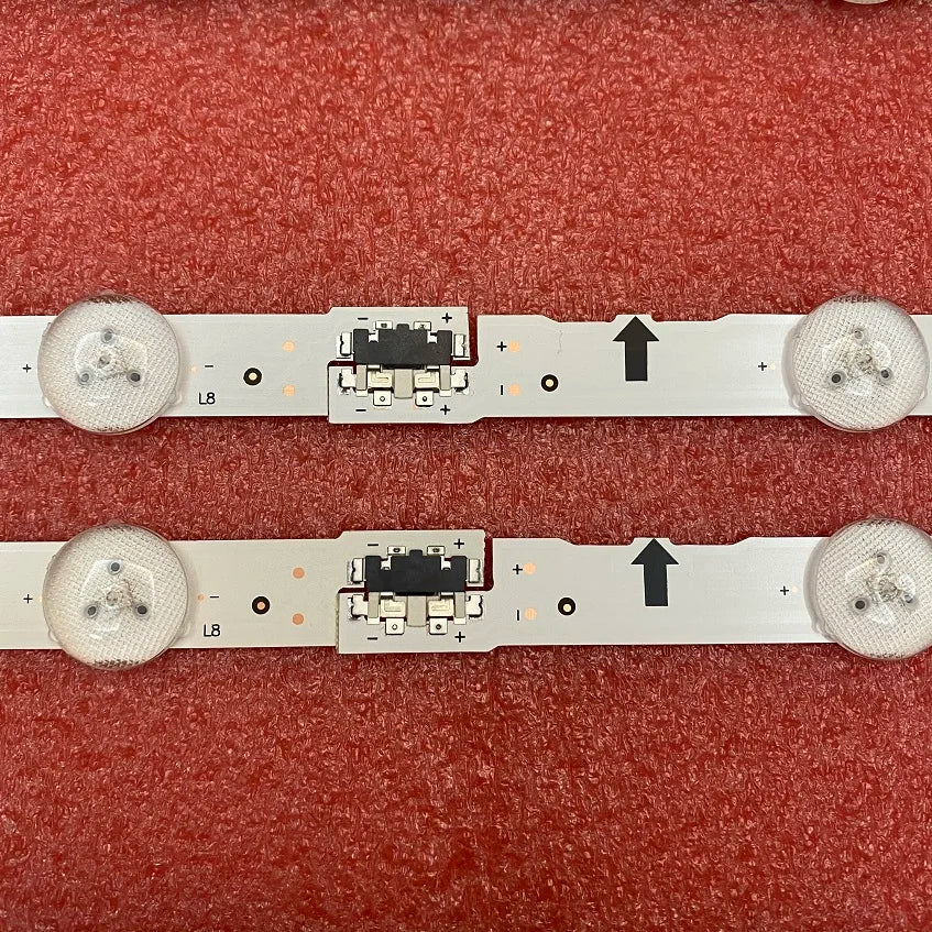 bande led blanc moderne rétroéclairage connecteur aluminium réutilisable symboles polarité