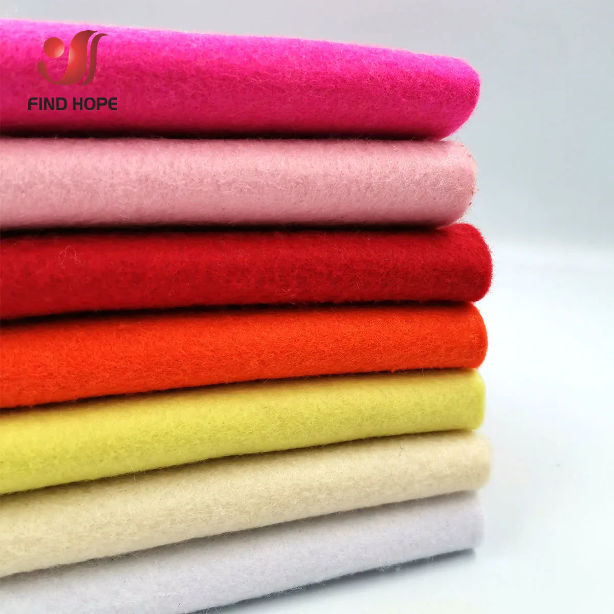 tissu feutre polyester multicolore uni texturé bricolage couture artisanat poupées décoration jouets peluche matériaux